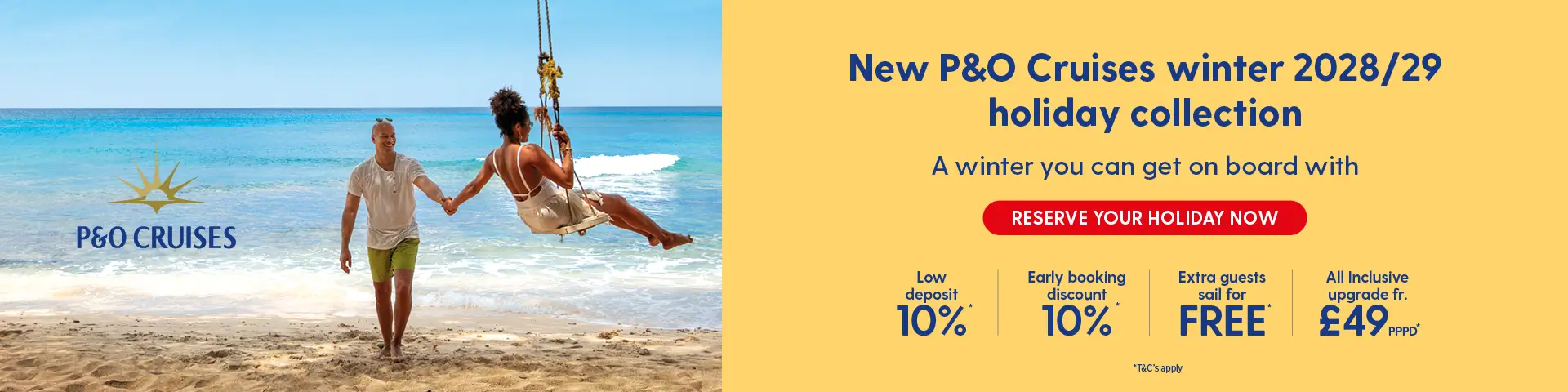 P&O Cruises Winter 2028-29 Sailings